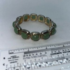 Jade & Silver Bracelet